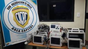 Cicpc recuperó equipos médicos robados en la Clínica Piedra Azul de Baruta (Fotos)