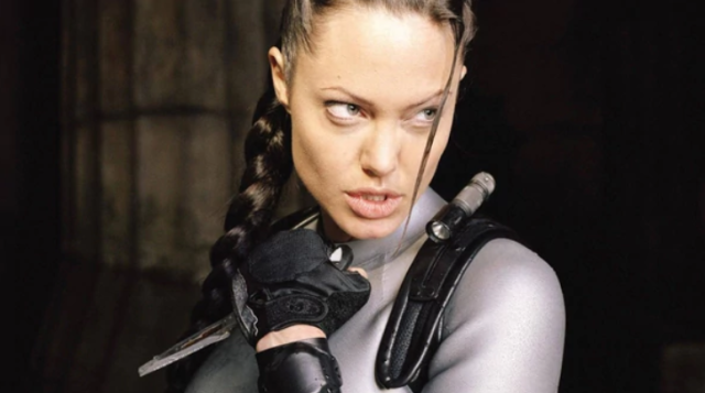 Angelina Jolie en su papel de Lara Croft