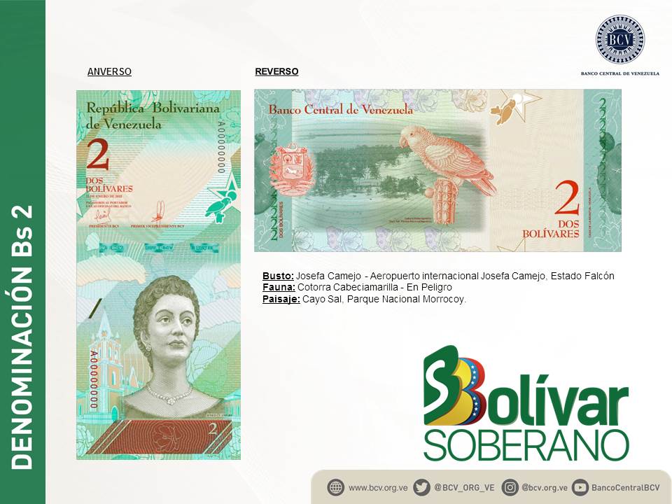 Bolívar Soberano: Estos son los billetes y monedas del nuevo cono monetario (Fotos)