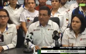 Trabajadores de Corpotáchira denuncian que no cobran salarios desde hace cinco meses