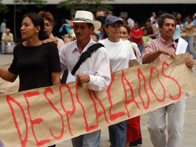Desplazados colombiano. Foto: Archivo
