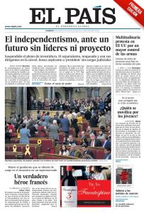 Portadas de la prensa internacional de este domingo 25 de marzo de 2018