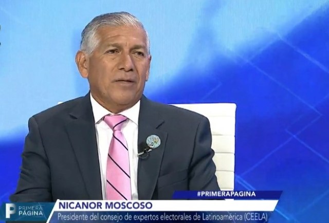 Nicanor Moscoso, presidente del Ceela // Foto captura de tv