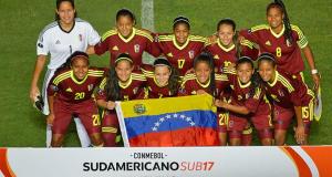 La Vinotinto femenina ganó y es colíder del grupo B en el Sudamericano Sub17