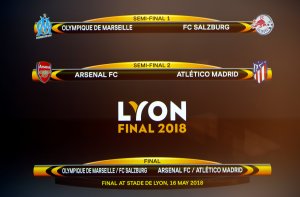 Marsella-Salzburgo y Arsenal-Atlético Madrid, en semifinales de la Europa League