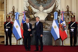 Macri pide junto a Piñera un gobierno democrático en Venezuela
