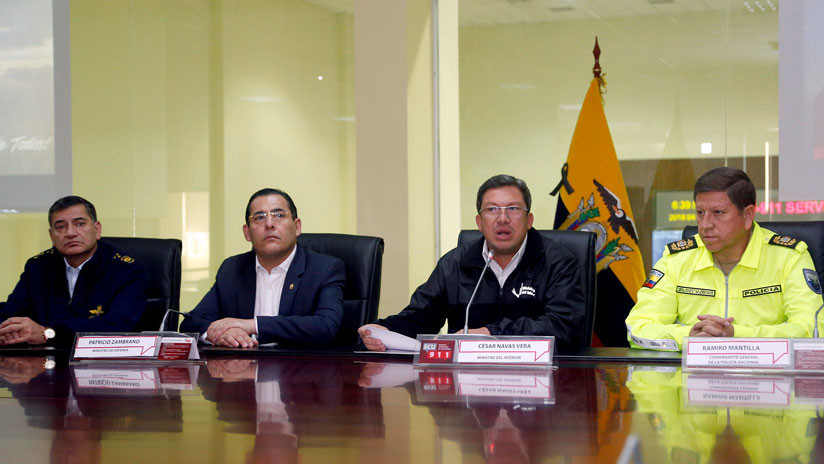 Renuncian dos ministros en Ecuador por crisis en frontera con Colombia