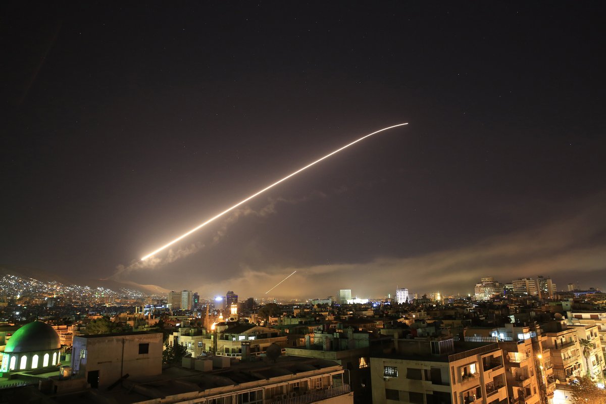 El ataque sobre Siria en imágenes