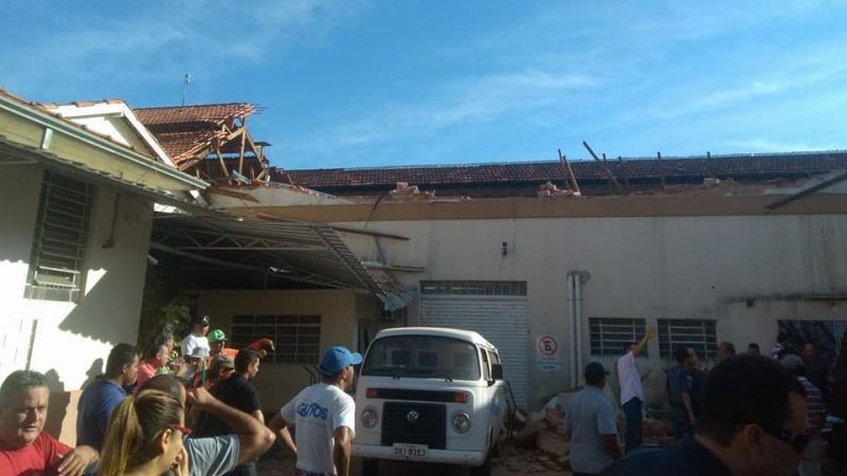 Más de 30 personas heridas al caer techo en colegio de São Paulo