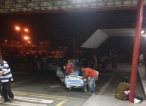 Pacientes de hospital del Zulia durmieron a la intemperie tras un incendio
