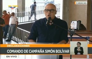 Jorge Rodríguez niega que Gobierno esté incumpliendo garantías electorales