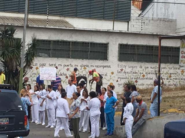 Foto: El Periférico de Catia se sumó a la protesta nacional del sector salud / Cortesía 