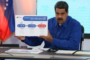 Maduro aumenta salario mínimo integral un 95% que se mantiene en 37 dólares (VIDEO)