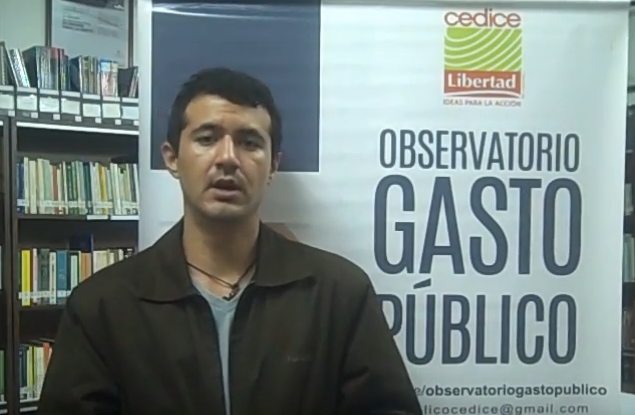 Foto: Óscar Torrealba, investigador del Observatorio de Gasto Público / Cedice Libertad 