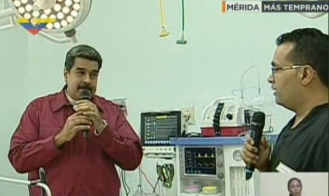 Maduro en Mérida. Foto de @VTVcanal8 