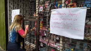 Caraqueños rechazan expropiación de comercios cercanos a la Plaza El Venezolano (Fotos)