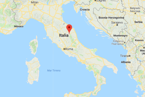 El epicentro se situó a 2 kilómetros de la localidad de Muccia, en la provincia de Macerata