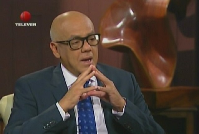 Jorge Rodríguez durante la entrevista en José Vicente Hoy // Foto captura de tv