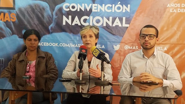 La vicepresidente nacional del Movimiento al Socialismo MAS, María Verdeal
