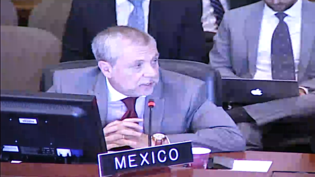 El representante de México ante la OEA, Jorge Lomónaco