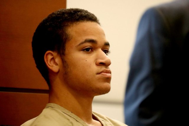 FILE PHOTO: Zachary Cruz, 18, brother of Nikolas Cruz, who killed 17 people at Marjory Stoneman Douglas High School last month, appears in Broward court for a bond hearing in Fort Lauderdale, Florida, U.S. March 29, 2018.  Susan Stocker/Pool via REUTERS/File Photo