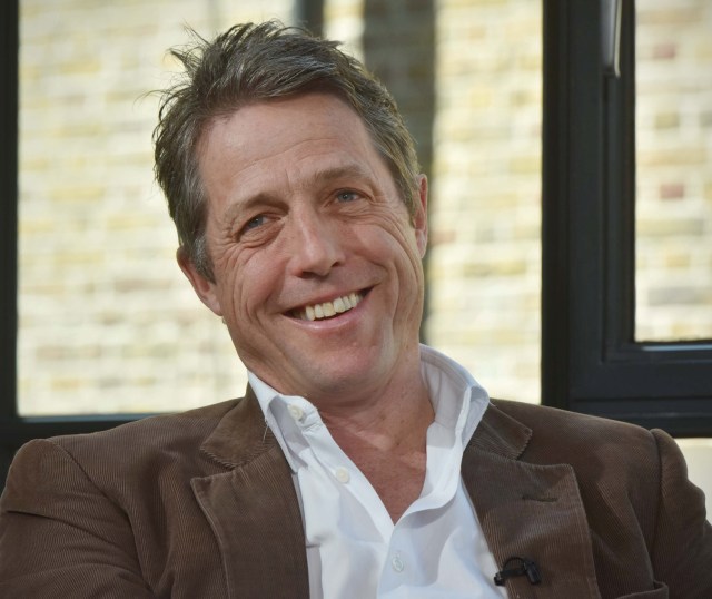 Actor Hugh Grant is seen being interviewed for the BBC's Andrew Marr Show, in this undated photograph received via the BBC, in London, Britain May 13, 2018.  Jeff Overs/BBC/Handout via REUTERS  ATTENTION EDITORS - THIS IMAGE WAS SUPPLIED BY A THIRD PARTY. NO RESALES. NO ARCHIVES.