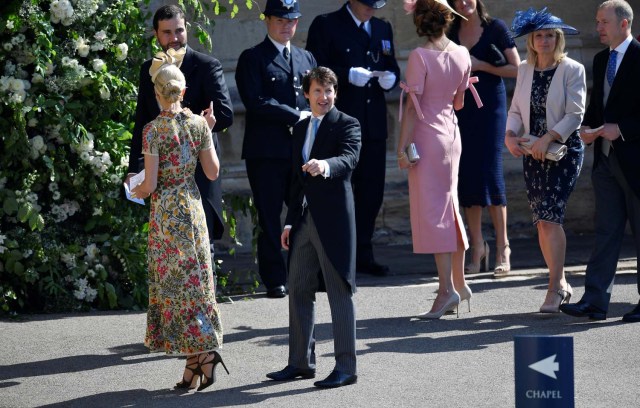 Singer James Blunt arrives with guests to the wedding of Prince Harry and Meghan Markle in Windsor, Britain, May 19, 2018. REUTERS/Toby Melville/Pool