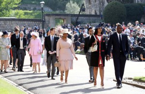 Elton John, Oprah Winfrey y Serena Williams llegan a la boda real (Fotos)