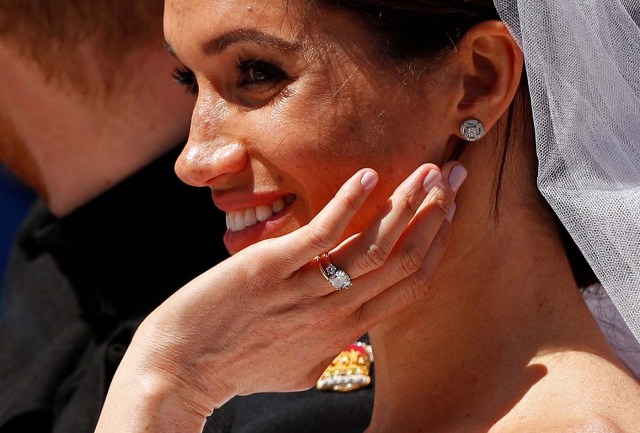 El príncipe Enrique, nieto de la reina Isabel de Inglaterra, se casa con la actrizMeghan Markle en el castillo de Windsor, Inglaterra. 19 de mayo de 2018. REUTERS/John Sibley/Pool