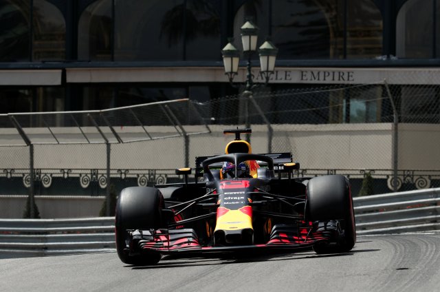 Motoracing - Formula One F1 - Monaco Grand Prix - Circuit de Monaco, Monte Carlo, Monaco - May 26, 2018   Red Bull’s Daniel Ricciardo in action during practice   REUTERS/Benoit Tessier