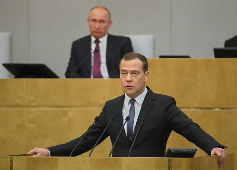 Dmitri Medvedev fue nombrado primer ministro ruso por el Parlamento