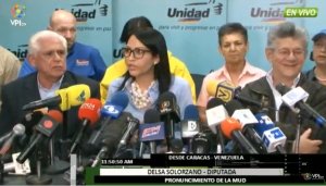Delsa Solórzano: Seguimos exhortando a Henri Falcón para que no sea cómplice de la farsa electoral