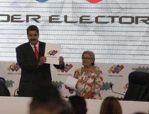CNE “legitimó” a Maduro como presidente de la República (VIDEO)