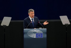 Juan Manuel Santos agradece a la Unión Europea su ayuda para atender refugiados venezolanos