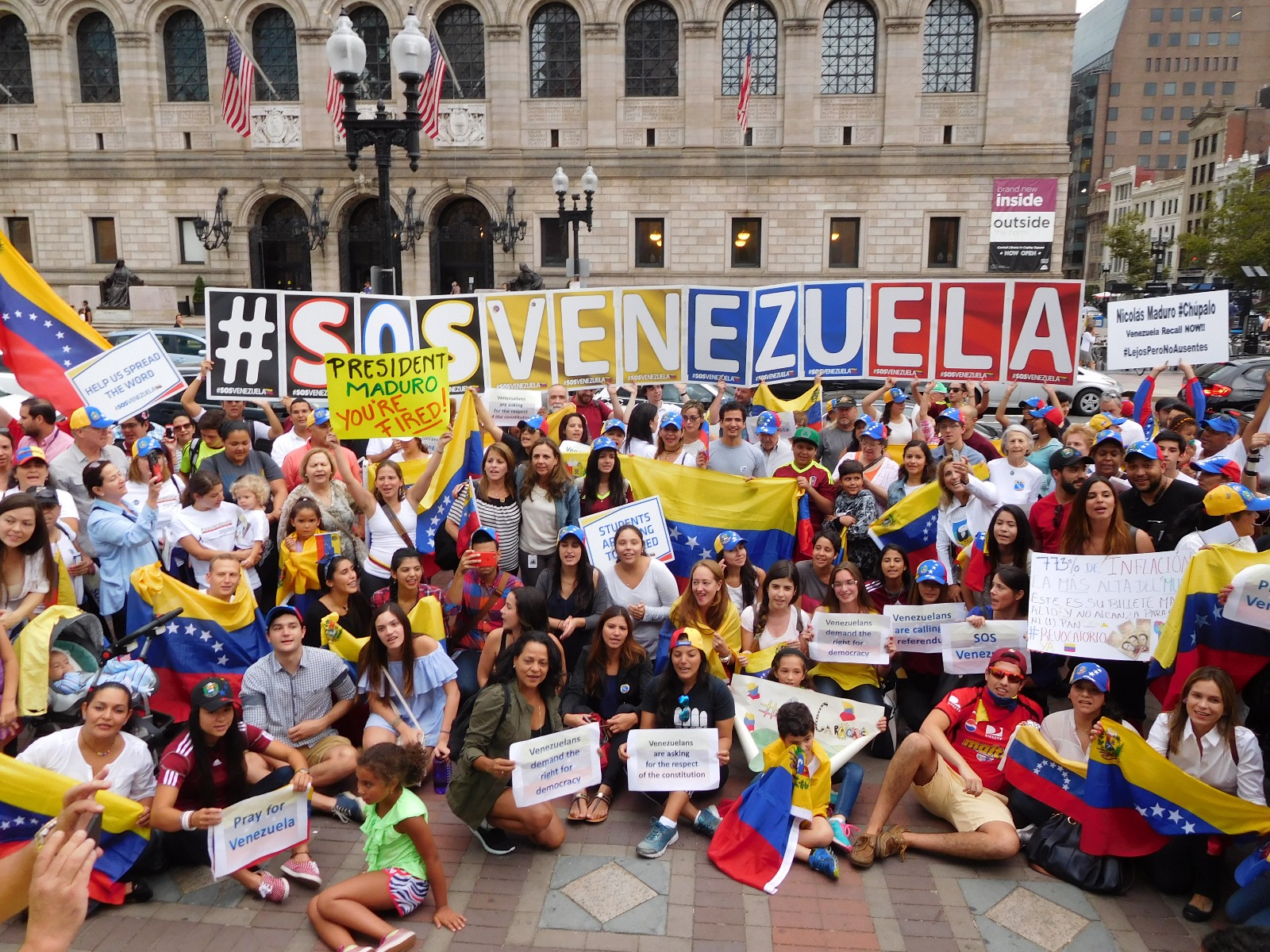 Diáspora venezolana se organiza en Boston para denunciar fraude del 20 de mayo