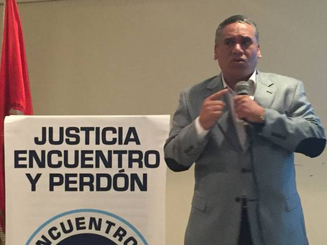 Carlos Daniel Moreno, abogado del preso político Renzo Prieto (Foto: Nota de prnesa)