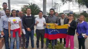 Consulado venezolano en Bogotá no recibió carta a ciudadanos que rechazan elecciones del #20May (Foto y video)