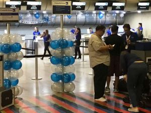 Con un “seguimos juntos” Copa Airlines reinició sus vuelos desde Venezuela (fotos)