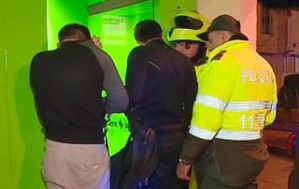 Detenidos dos venezolanos al tratar de robar un cajero automático en Bogotá (Video)