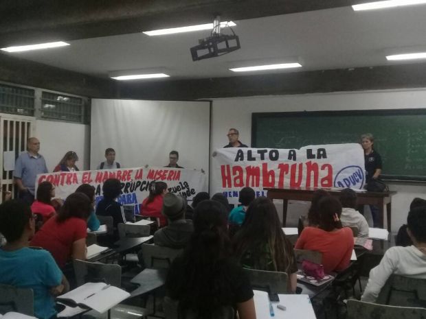 Profesores de la Uneg y Unexpo se suman a paro y movilización nacional para exigir salarios dignos