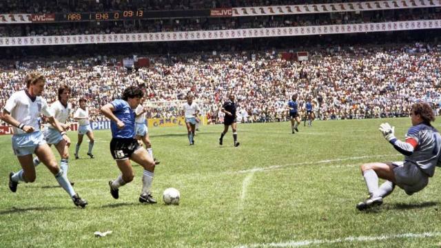 Golazo de Diego Maradona frente a Inglaterra en México 1986 | Foto: Cortesía
