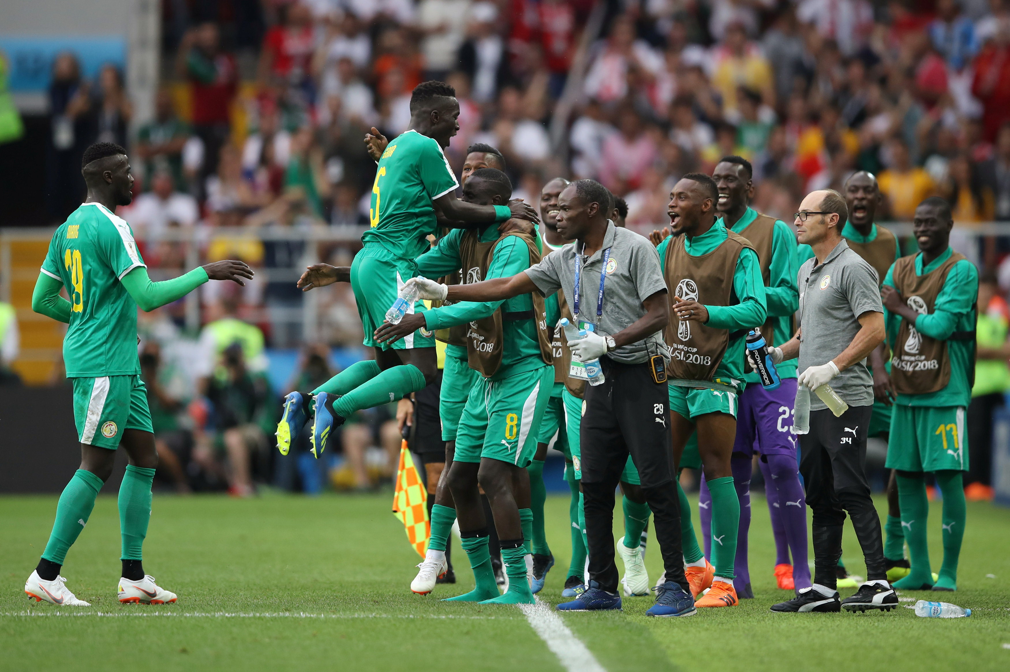 En FOTOS: Senegal sufrió para derrotar a una incómoda Polonia en el Mundial #Rusia2018