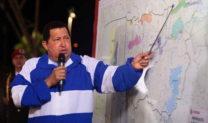 El día que Hugo Chávez pateó la Faja Petrolífera del Orinoco