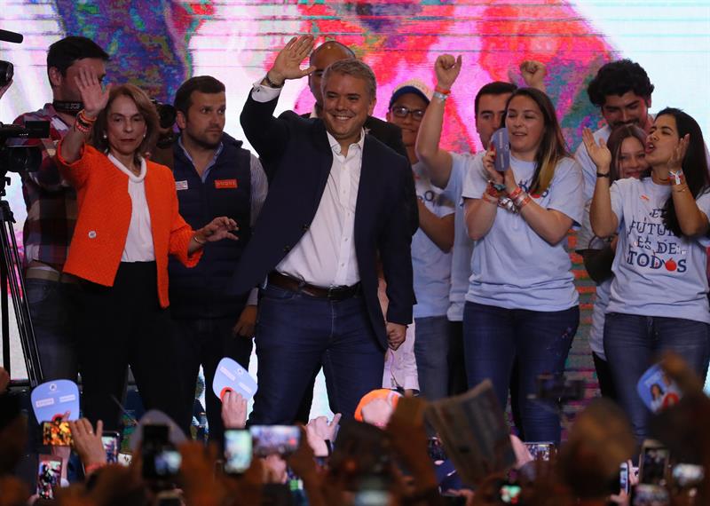 Iván Duque dice que gobernará para unir a Colombia