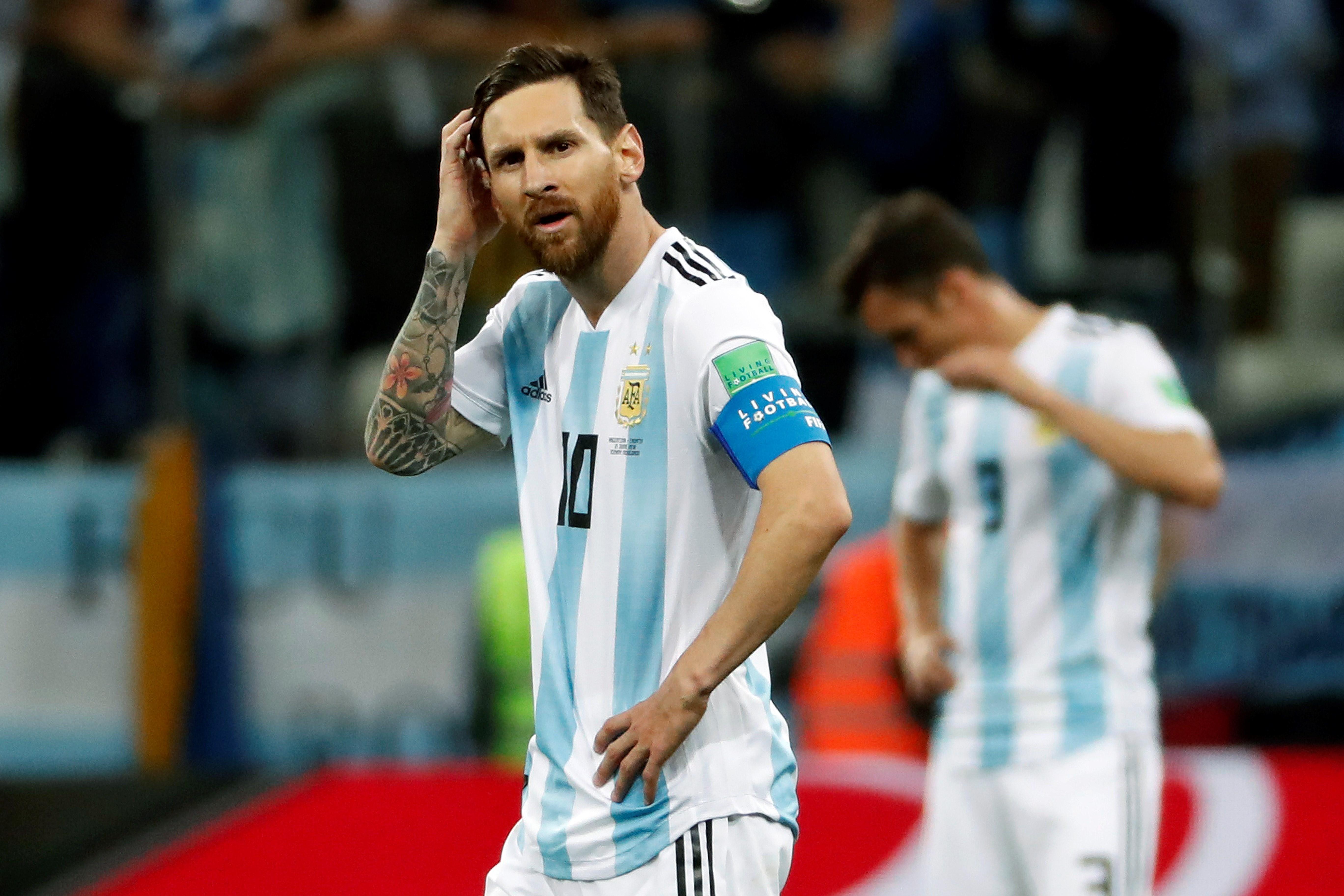 Argentina aguarda a Messi previo al choque contra Venezuela