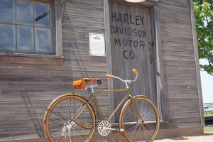 Una bicicleta vintage la última creación de Harley Davidson