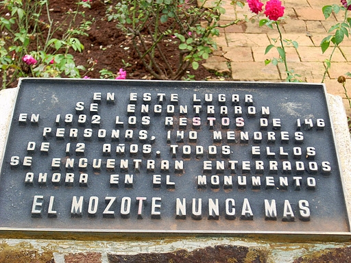 Resultado de imagen para masacre salvadoreña El Mozote