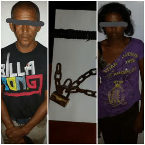 Rescatados tres hermanos amarrados con cadena en El Tigre