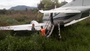 Incautan en Venezuela aeronave usada para narcotráfico y detienen a dos mexicanos