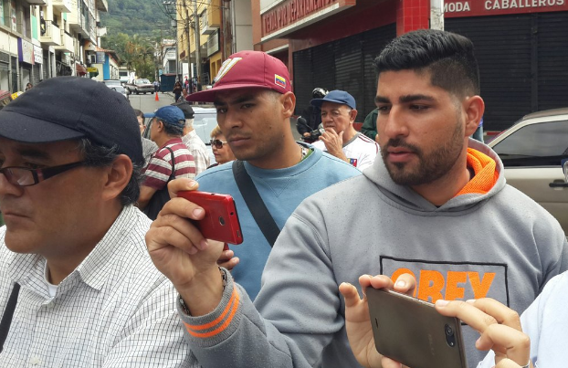 Denuncian amedrentamiento contra protesta de empleados de Cantv-Mérida #26Jun (fotos)
